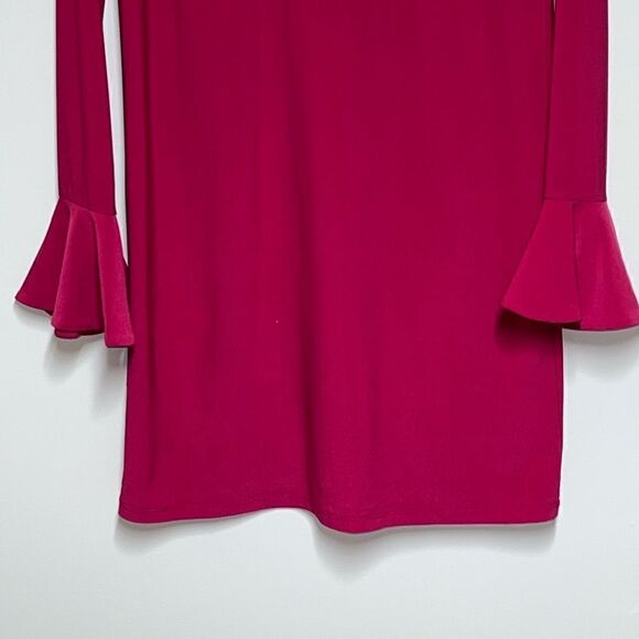 NWT Cynthia Steffe Fireberry Bell Sleeve Mini Dress Womens Sz XS - Picture 3 of 6